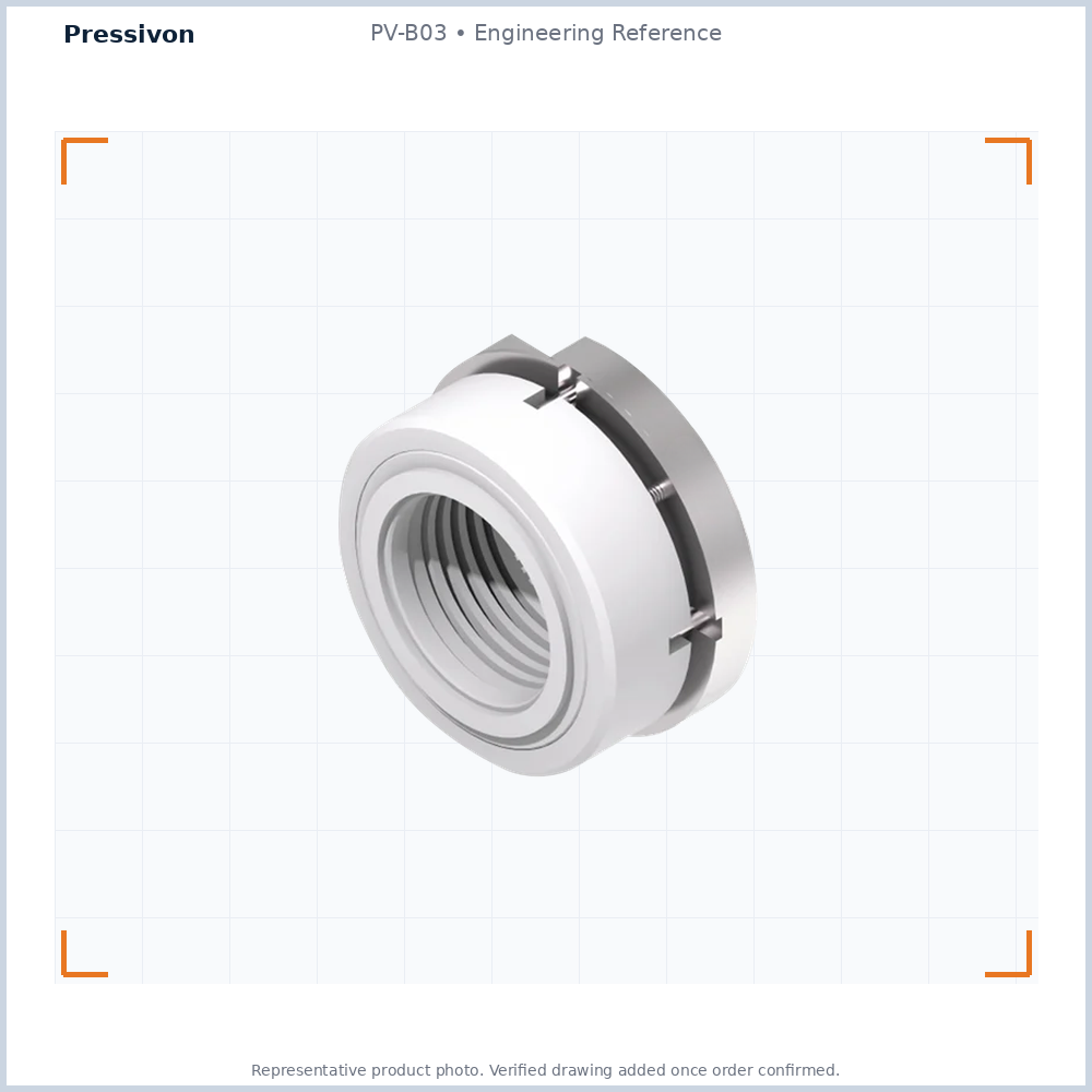 PV-B03 Teflon Bellow Mechanical Seal — representative engineering reference photo