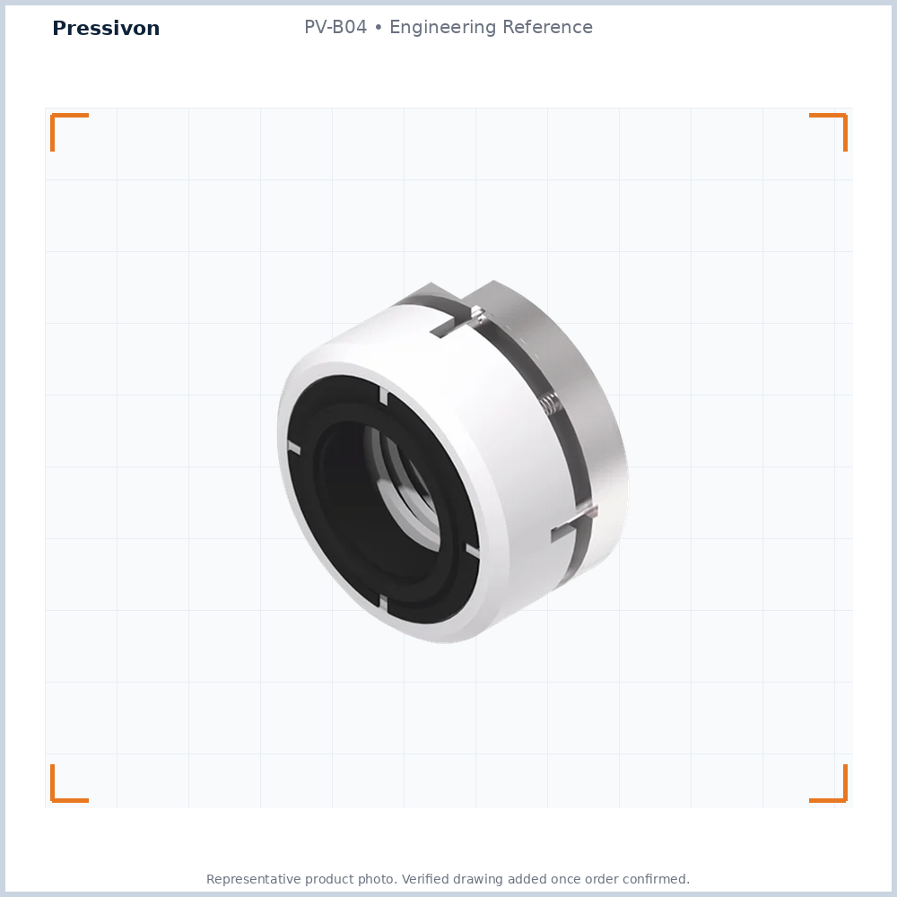 PV-B04 Teflon Bellow Mechanical Seal — representative engineering reference photo