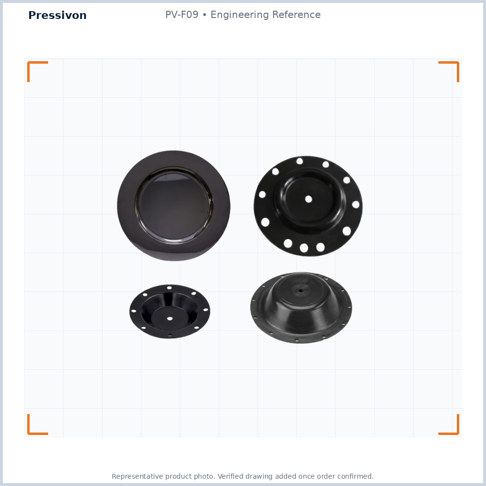 PV-F09 Diaphragm — representative engineering reference photo