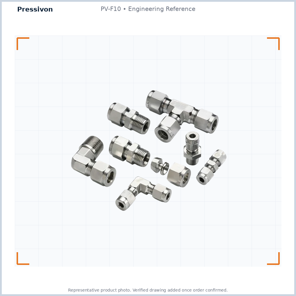 PV-F10 Instrumentation Fitting — representative engineering reference photo