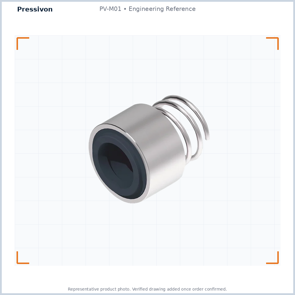 PV-M01 Conical Spring Mechanical Seal — representative engineering reference photo