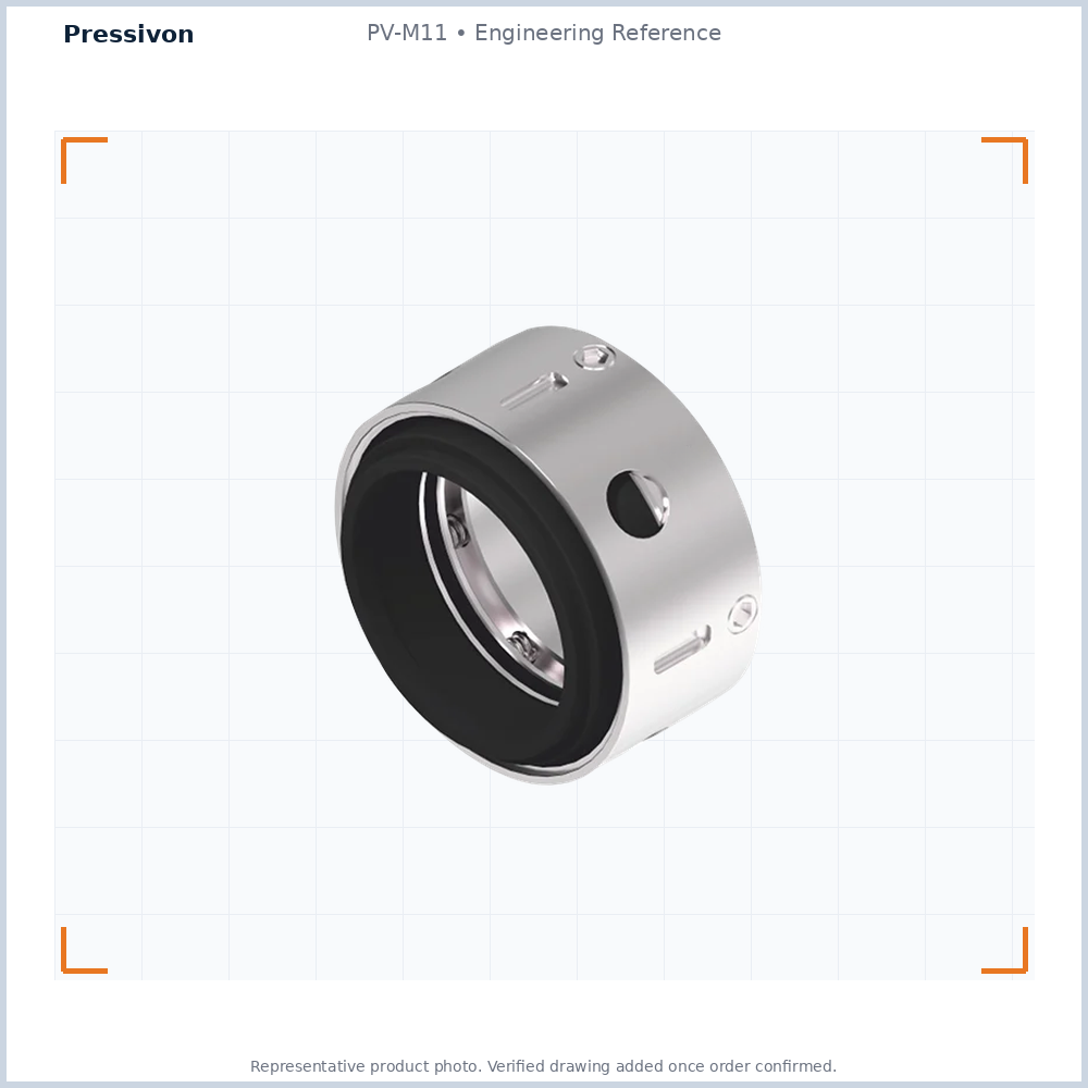 PV-M11 Multi Spring Unbalanced Seal — representative engineering reference photo