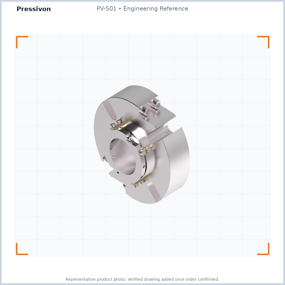 PV-S01 Split Mechanical Seal — representative engineering reference photo